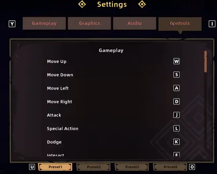 Lost Castle 2 control settings and keybinds