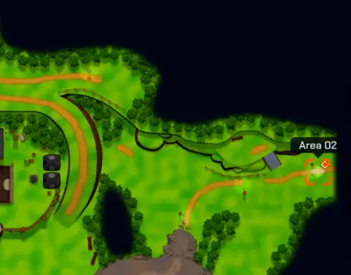 Area 02 map where players can start looking for Chagma in LumenTale