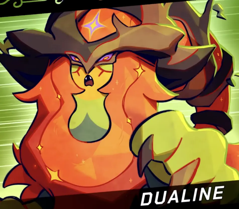 Dualine enters its stronger phase during the Mirasilva boss fight in LumenTale