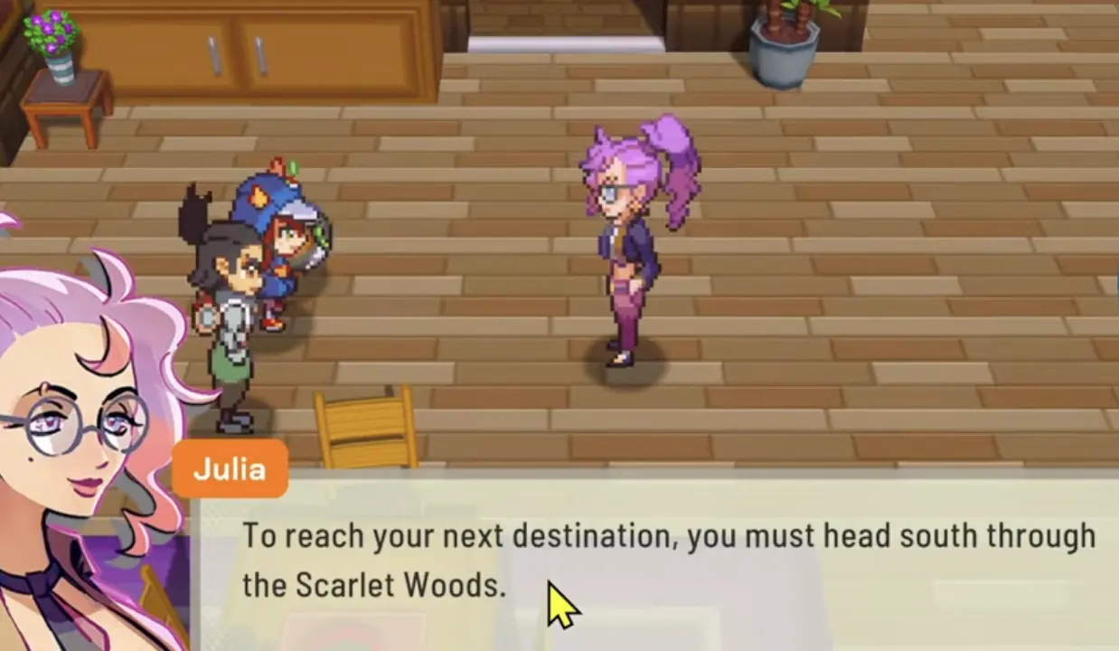 Route choice affecting starter branch evolution in LumenTale