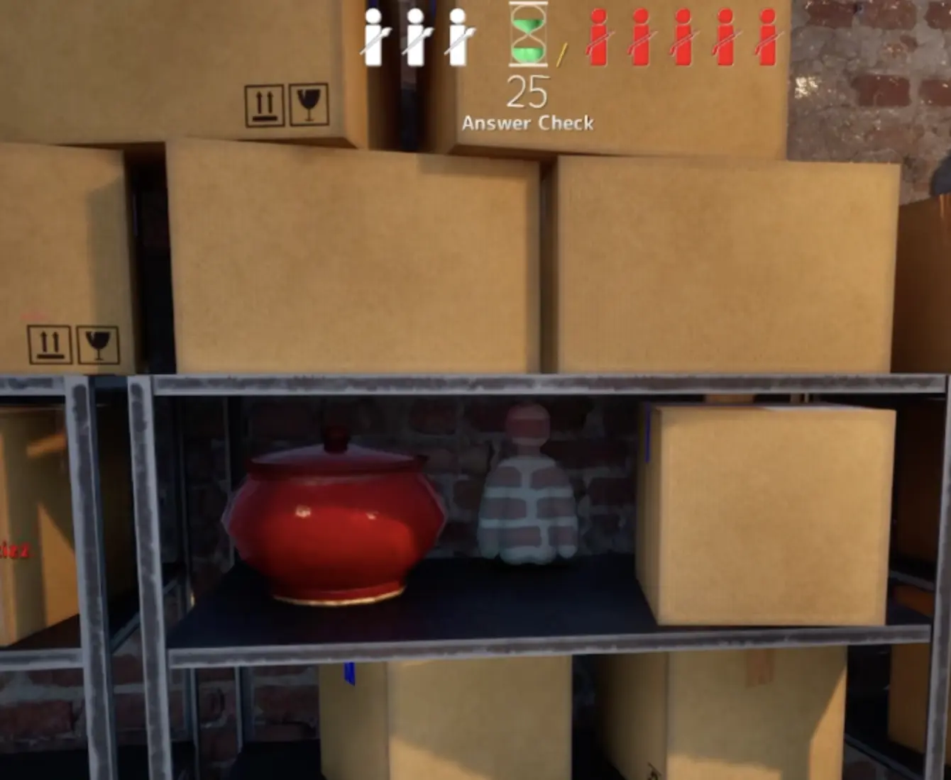 MECCHA CHAMELEON shelf and brick wall hiding spot