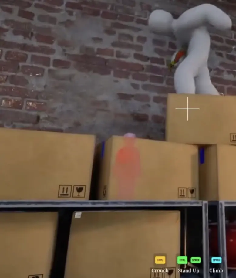 MECCHA CHAMELEON wall climb hiding spot