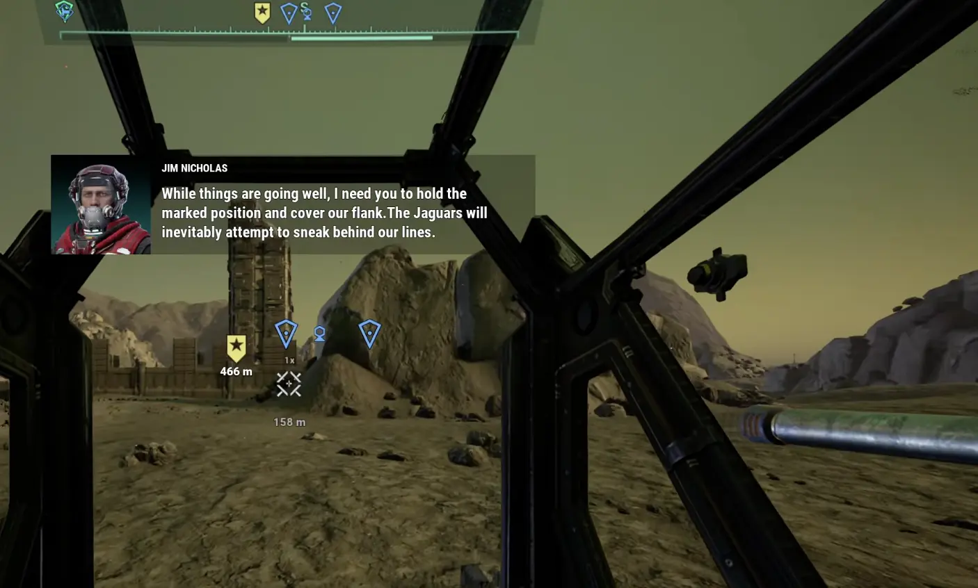 Bangor mission objective to hold the flank until relief arrives