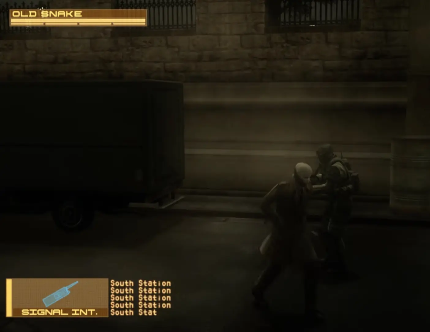Beauty FaceCamo used during the Act 3 resistance-member tail in MGS4