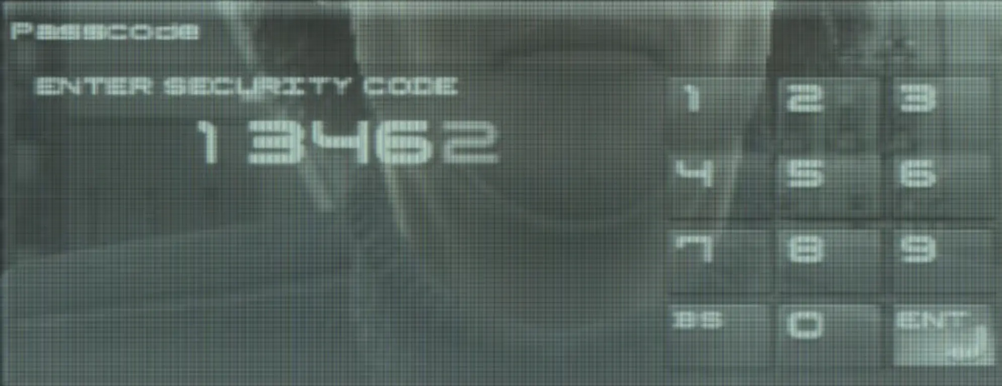 13462 entered at the Shadow Moses password screen