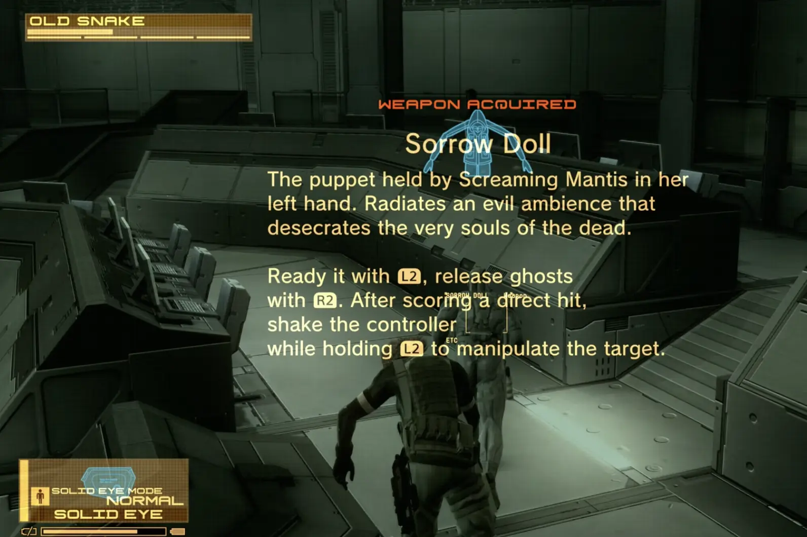 Sorrow Doll acquired during the Screaming Mantis fight