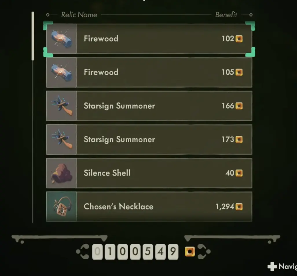 Moonlighter 2 shop results showing a shop day above 100000 Gold
