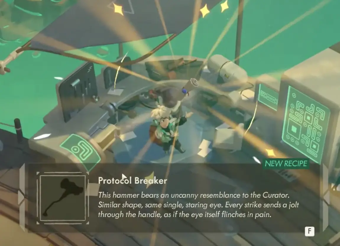 Moonlighter 2 Protocol Breaker new recipe reward from an Ultimate Challenge quest chain