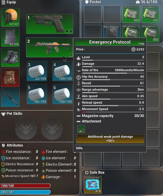 Nuclear Epoch armor durability repair comparison