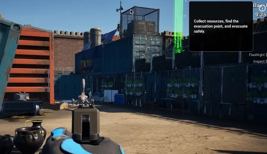 Nuclear Epoch first extraction objective and evacuation route