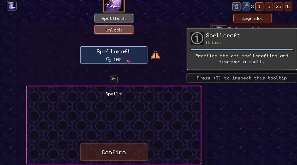 Orb of Creation 1.0 Spellcraft and Gather Knowledge early unlock