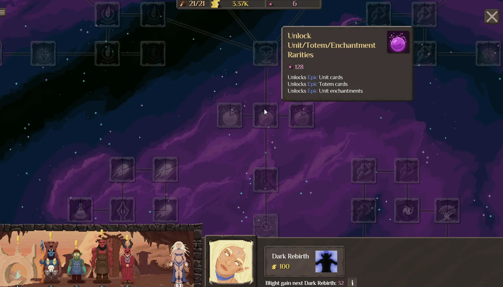 Orc Incremental Blight Tree Guide: What I Buy and Save For