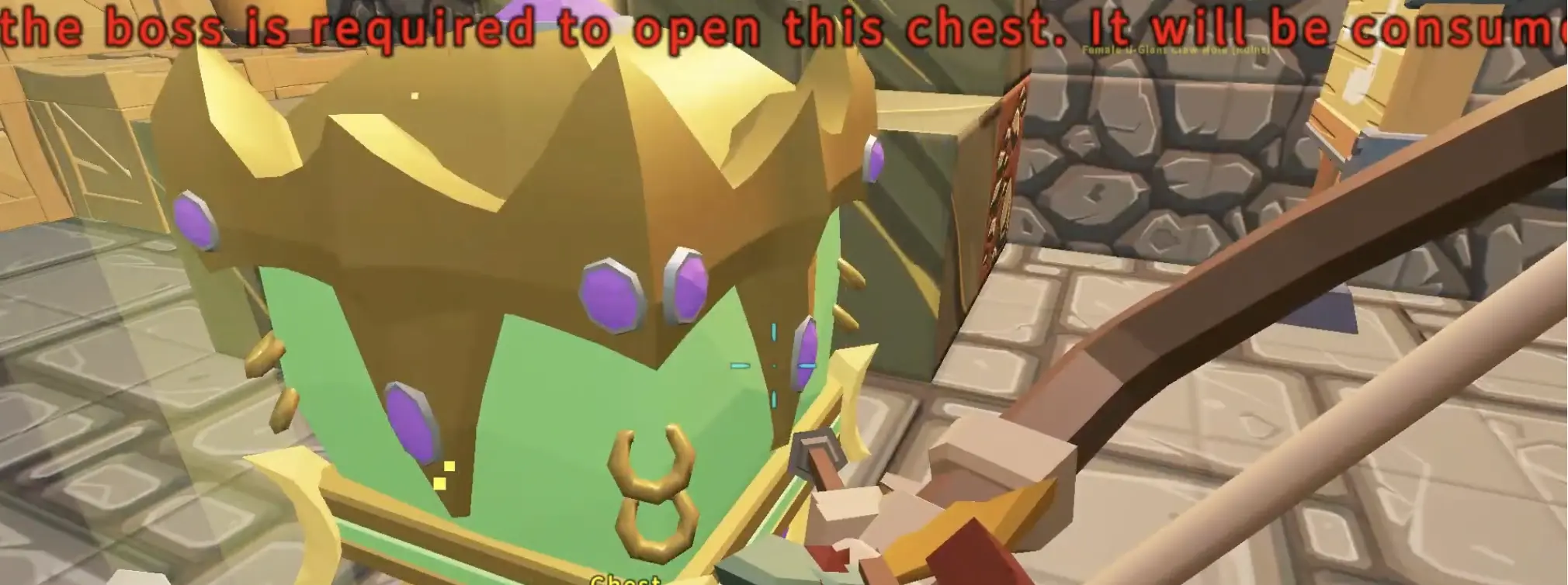 Boss key required for the Armoredrat reward chest in PixARK Terracrypt