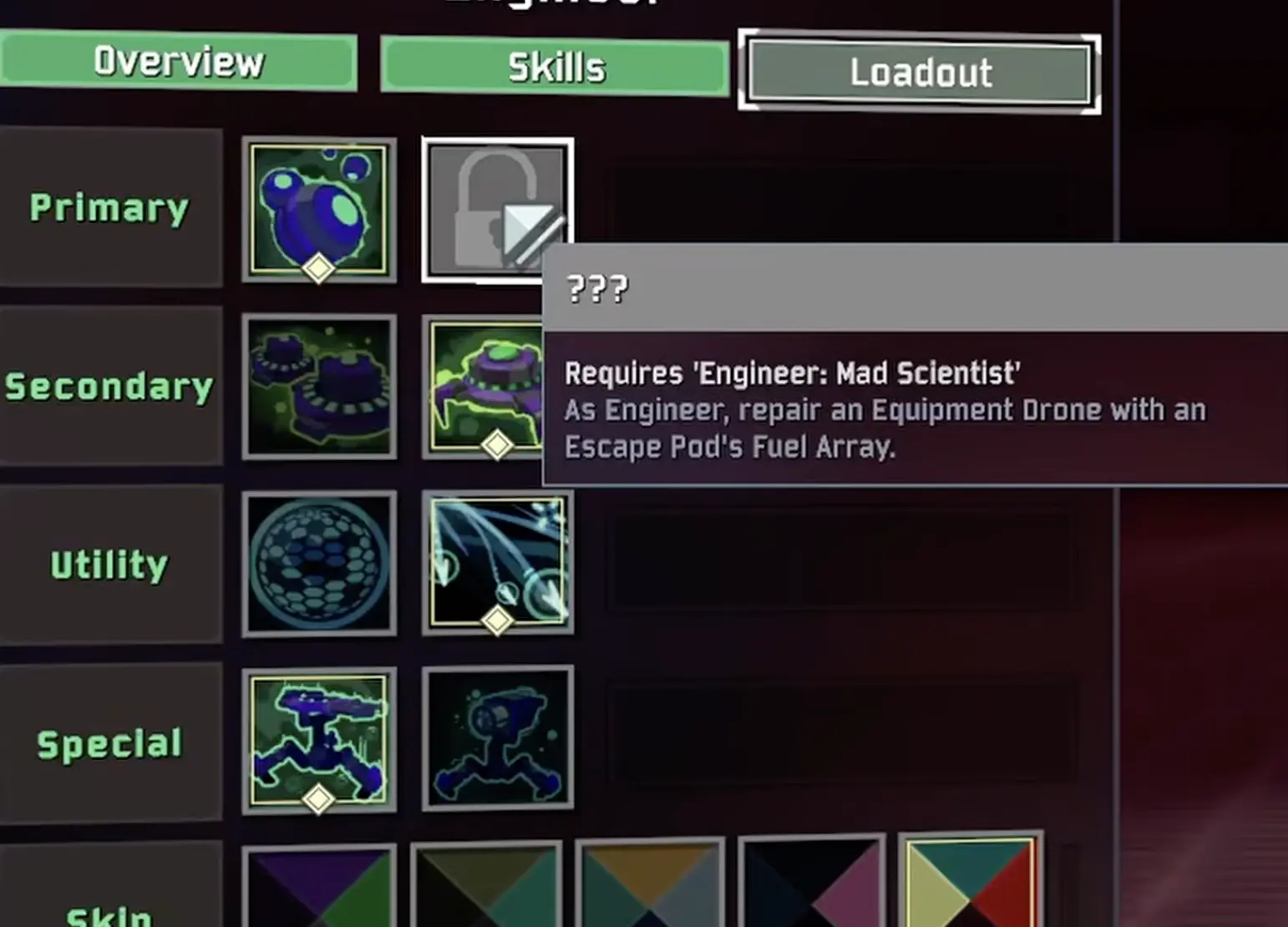Fuel Array and Equipment Drone interaction for Engineer's Mad Scientist challenge