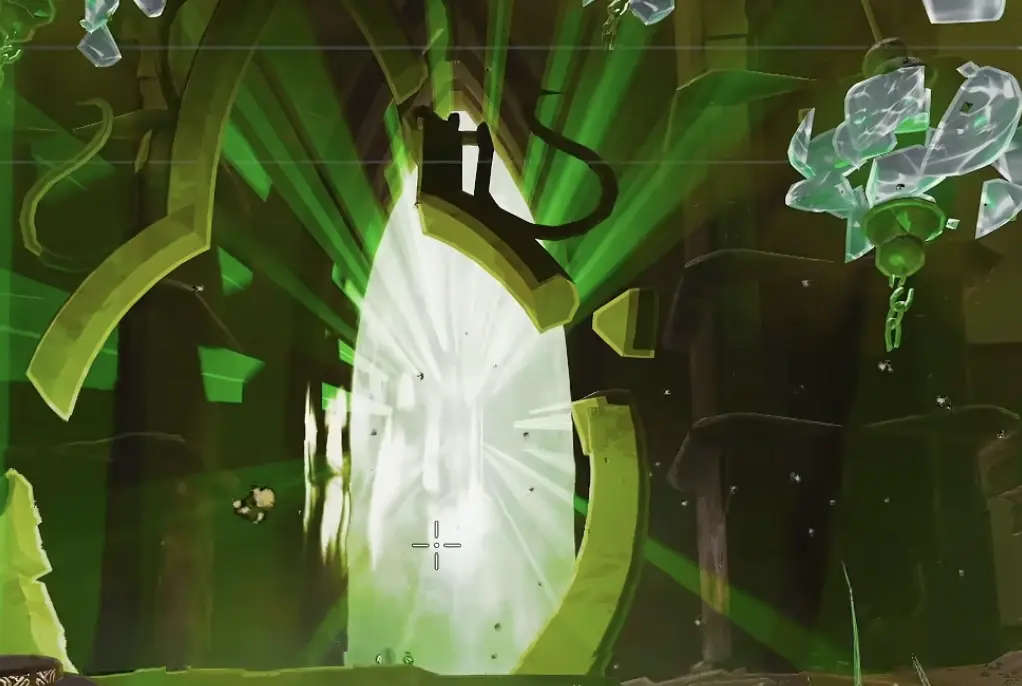 The large hidden door in Soulbound Threshold after Reincarnation opens the route beyond the normal exit portal.