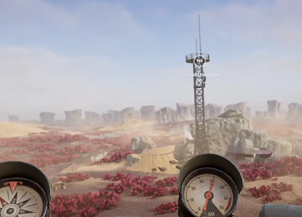 SAND Raiders radio tower used to call evacuation