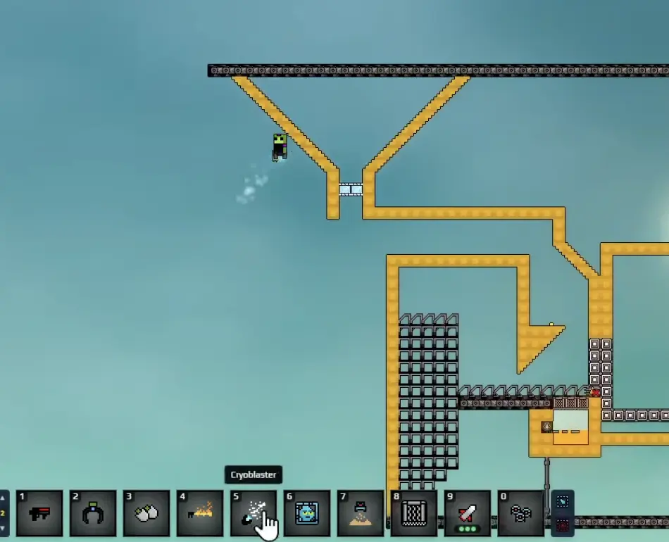 Sandustry Florin gas route leading into a repositioned Condenser