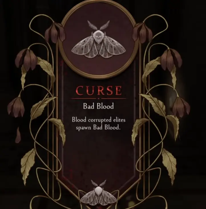 Serpent's Gaze Bad Blood curse modifier