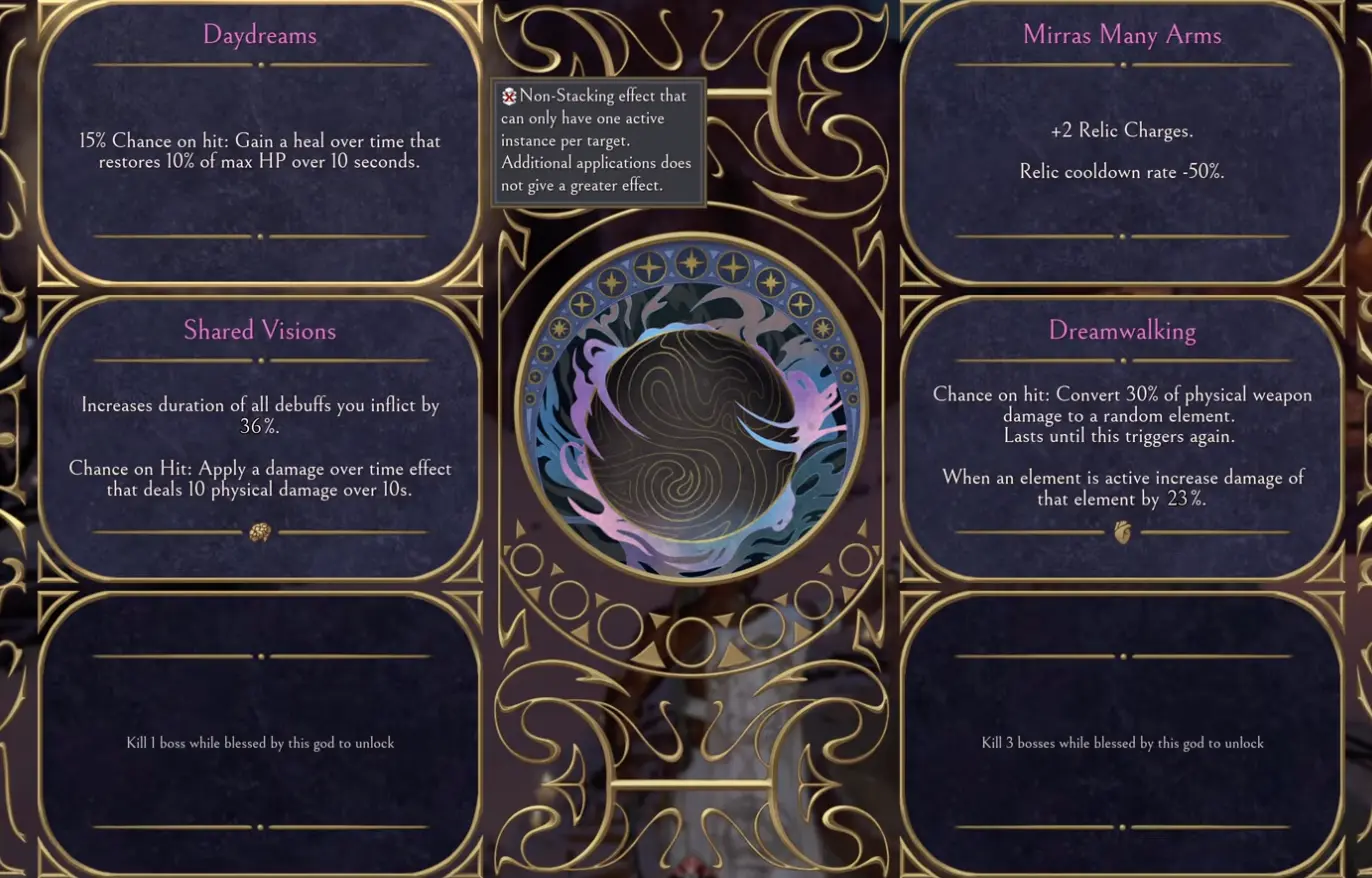 Serpent's Gaze Dream Thing upgrade choices