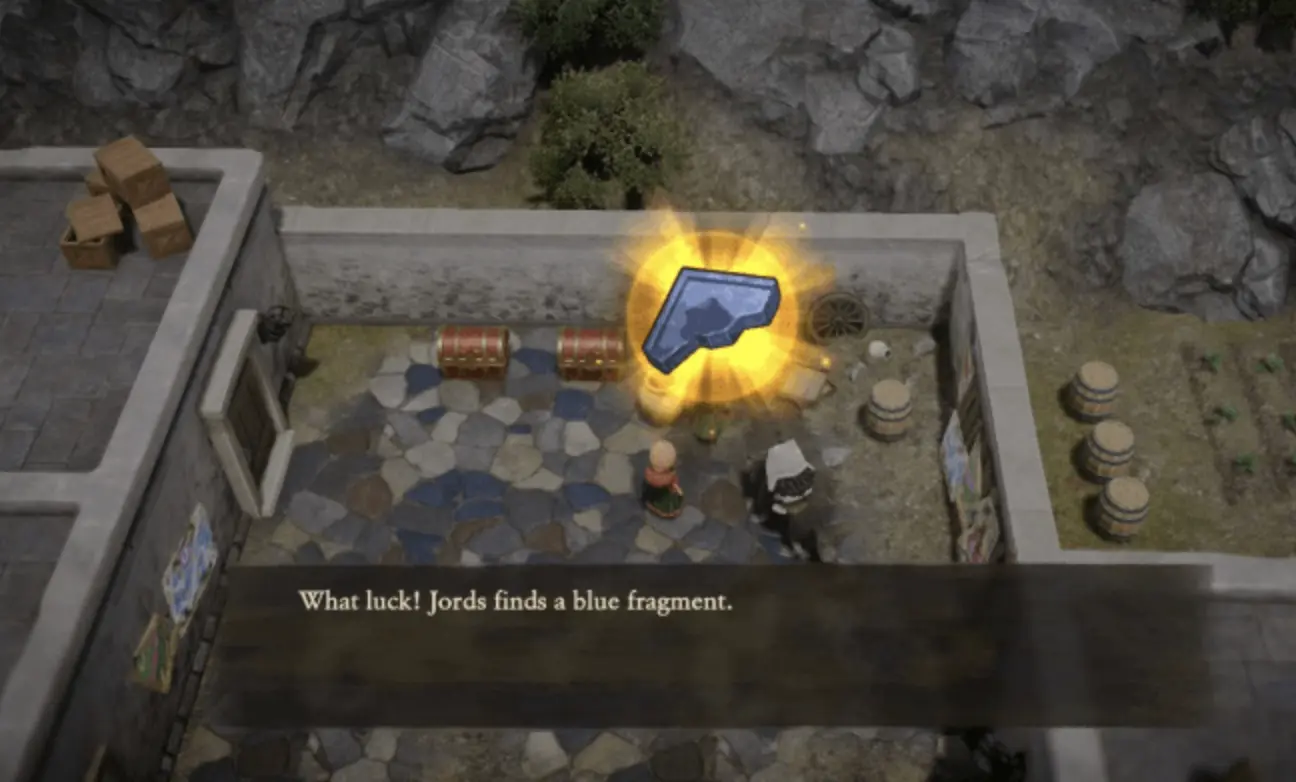 Blue Fragment in Pilgrim's Perdition