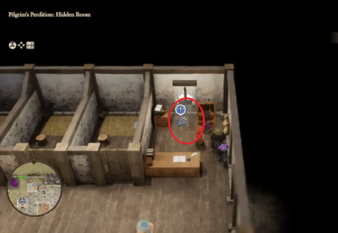 Fragment in Hidden Room Perdition