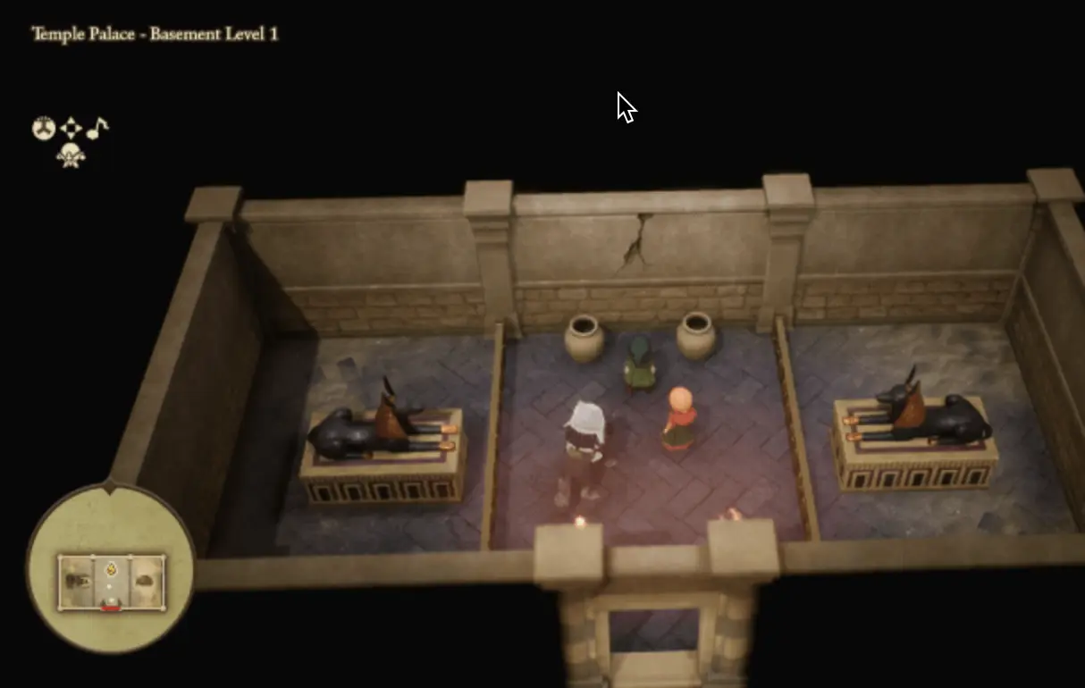 Grey Fragment Temple Palace Past