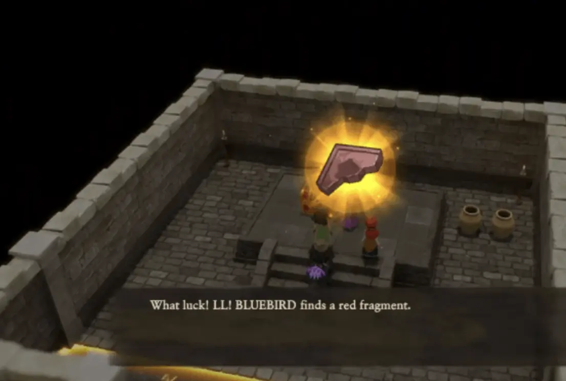 Old Man Riffer giving Red Fragment