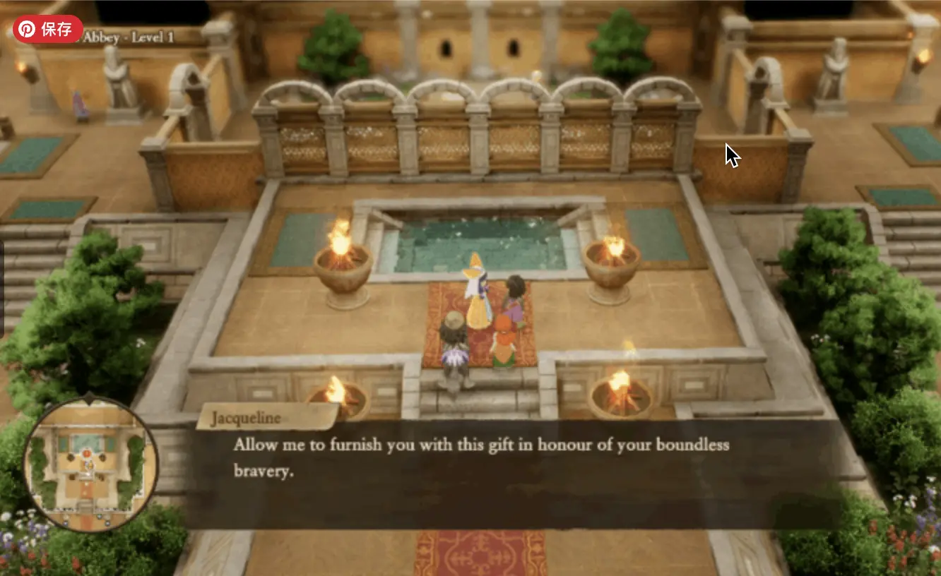 Jacqueline giving Yellow Fragment Present