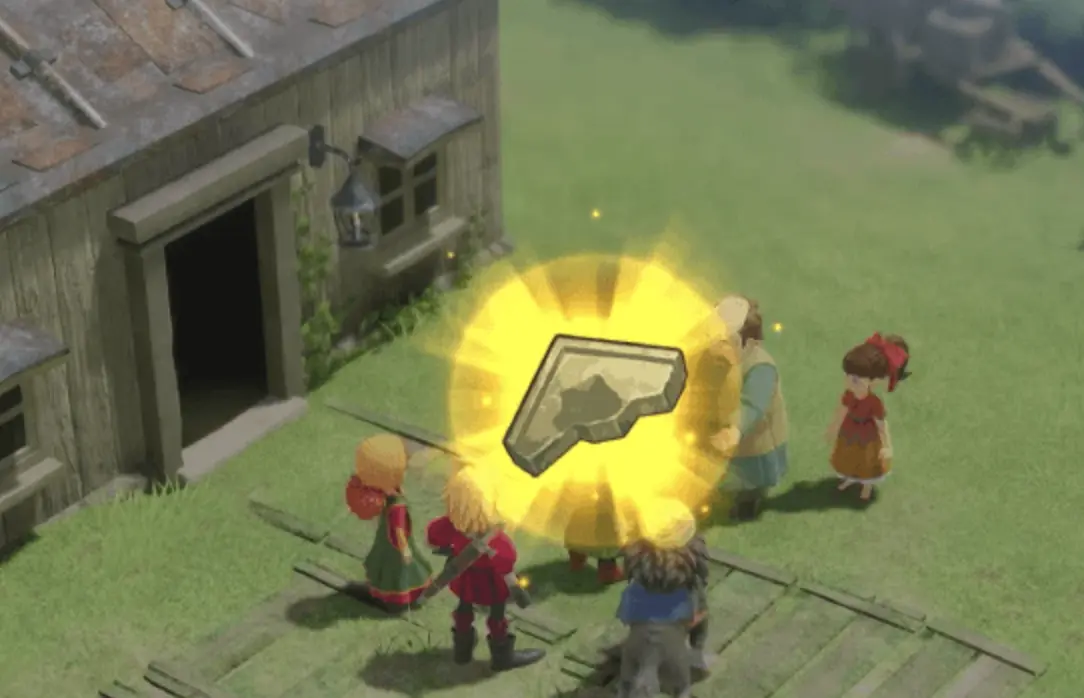 Ambrose giving Yellow Fragment