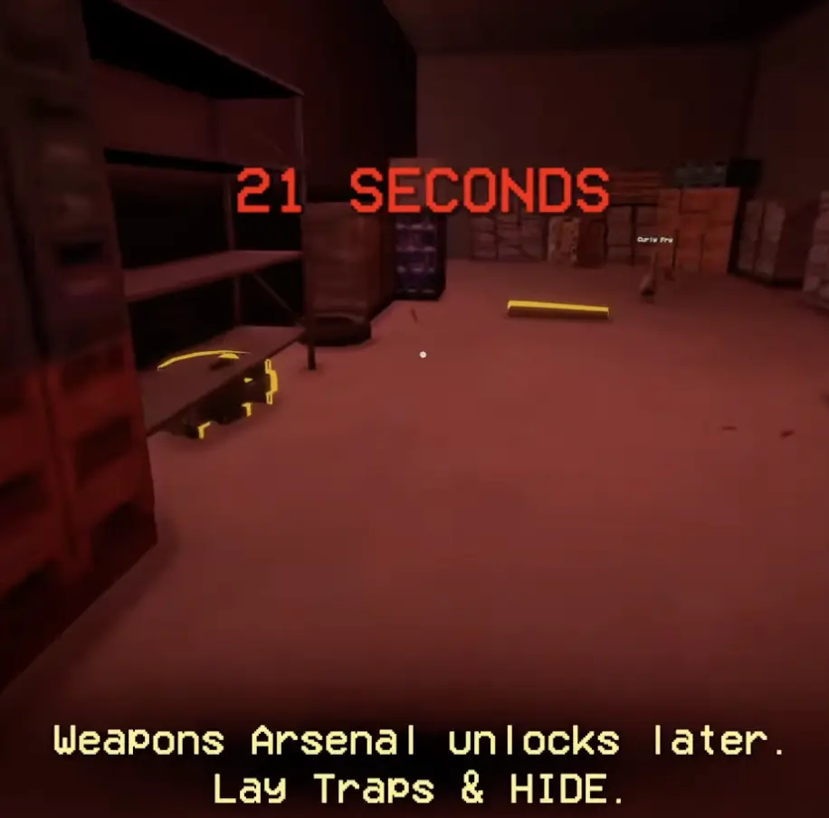 Shift At Midnight Emergency Weapon Arsenal showing a 40-second delay during a Blood Moon