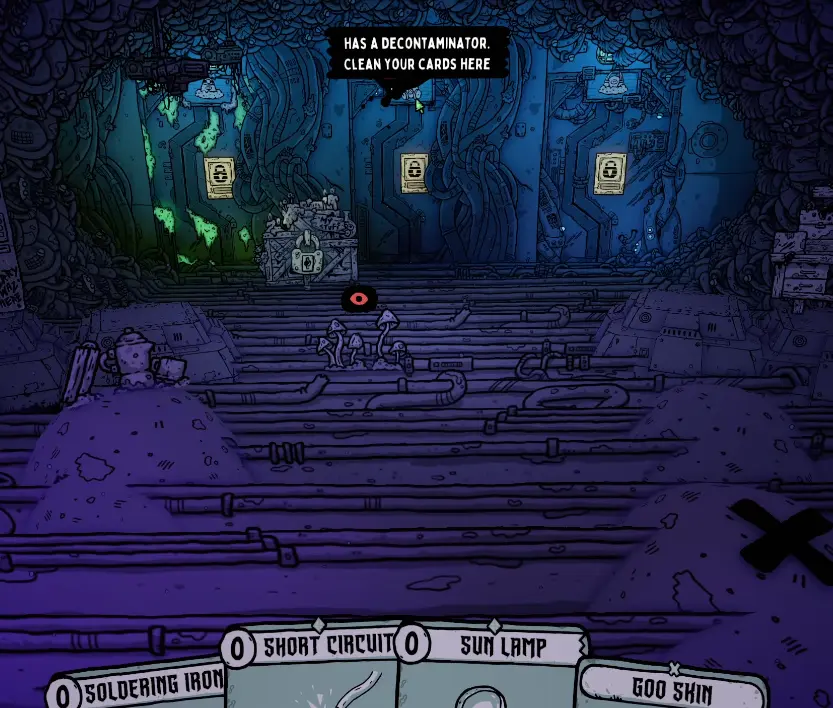 Shroom and Gloom Facility Decontaminator with Clean your cards here
