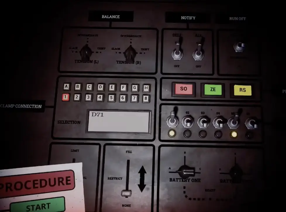 Final industrial control panel settings in Silent Hill Townfall Part 6
