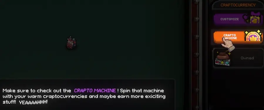 Slots & Diapers CraptoMachine paytable