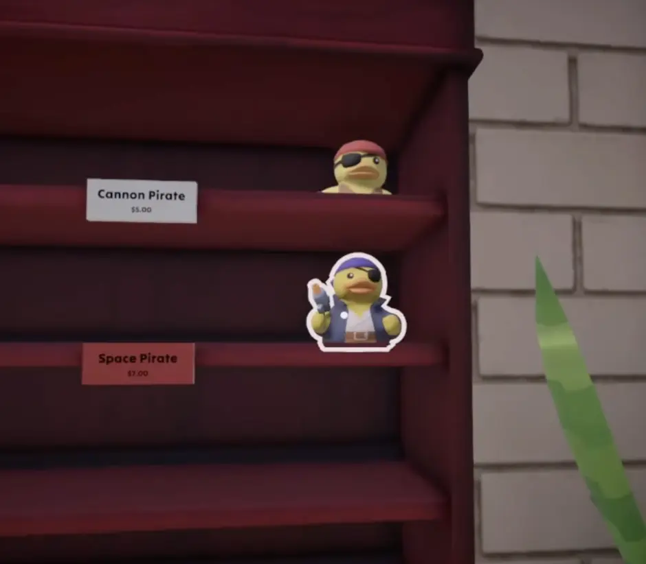 Space Pirate placed on the Space shelf in Sort Them Ducks