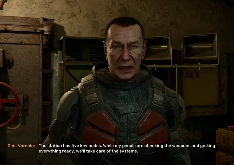 General Voronin explains the five Montreal station nodes