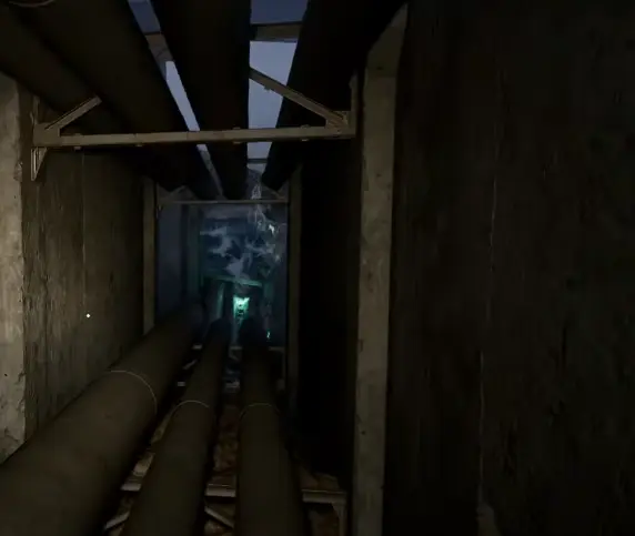 Water anomaly draining the flooded route into the SIRCAA archive