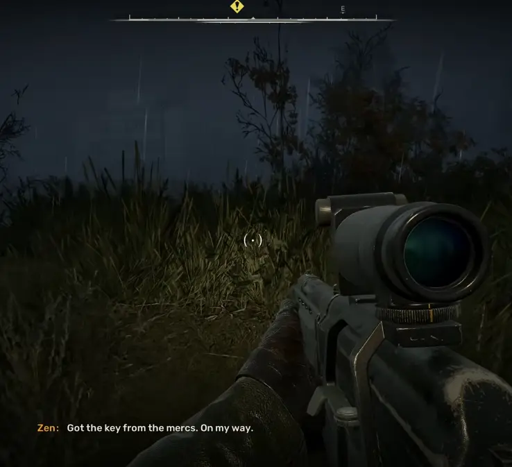 Zen confirms he found the X16 key card from the mercenaries