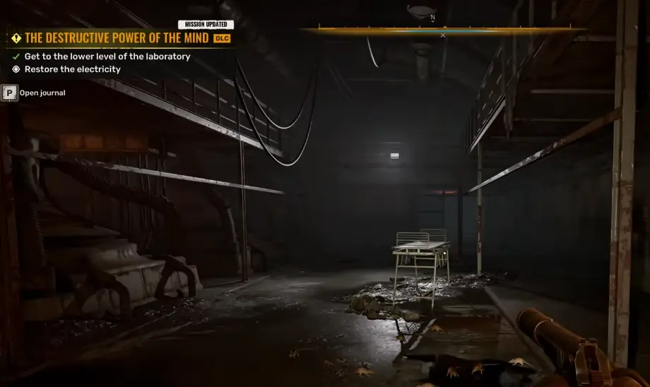 Restore electricity objective inside Laboratory X16