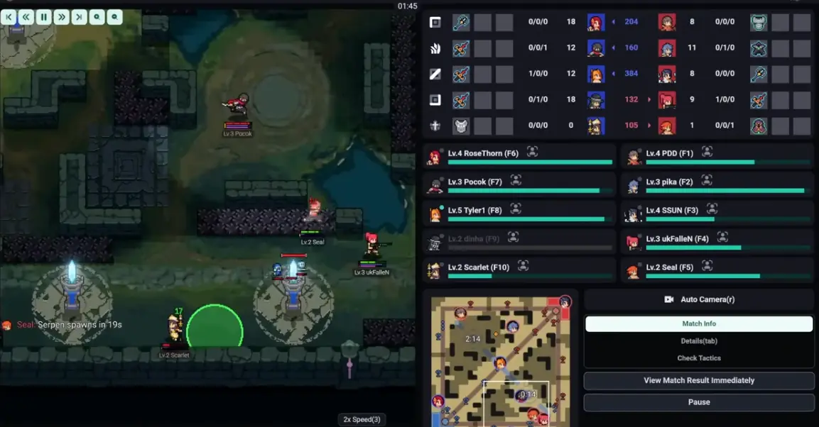 How to Review Matches in Teamfight Manager 2