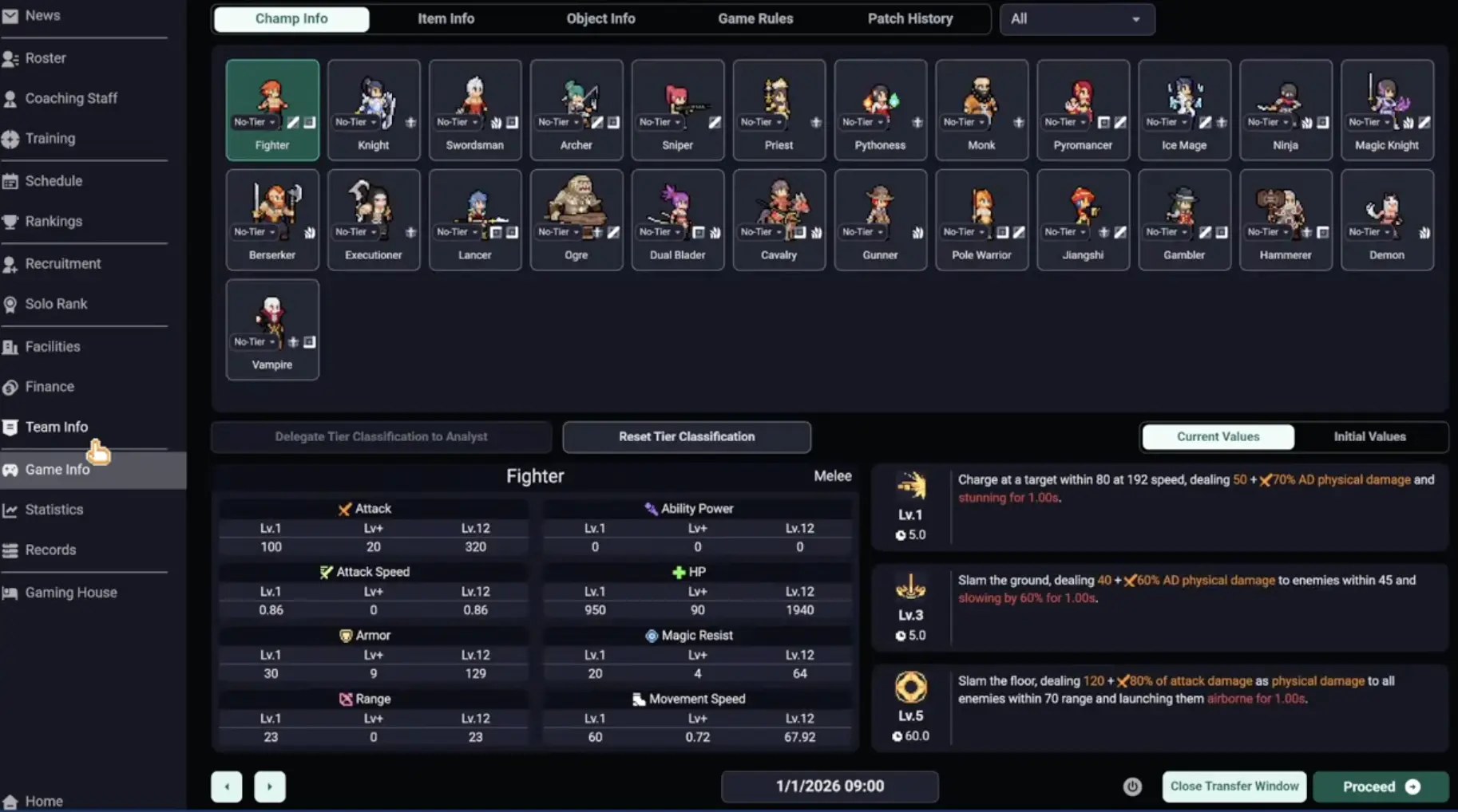 How to Use the Personal Tier List in Teamfight Manager 2