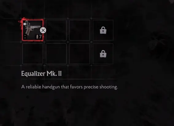 Equalizer Mk. II pistol in The Sinking City 2