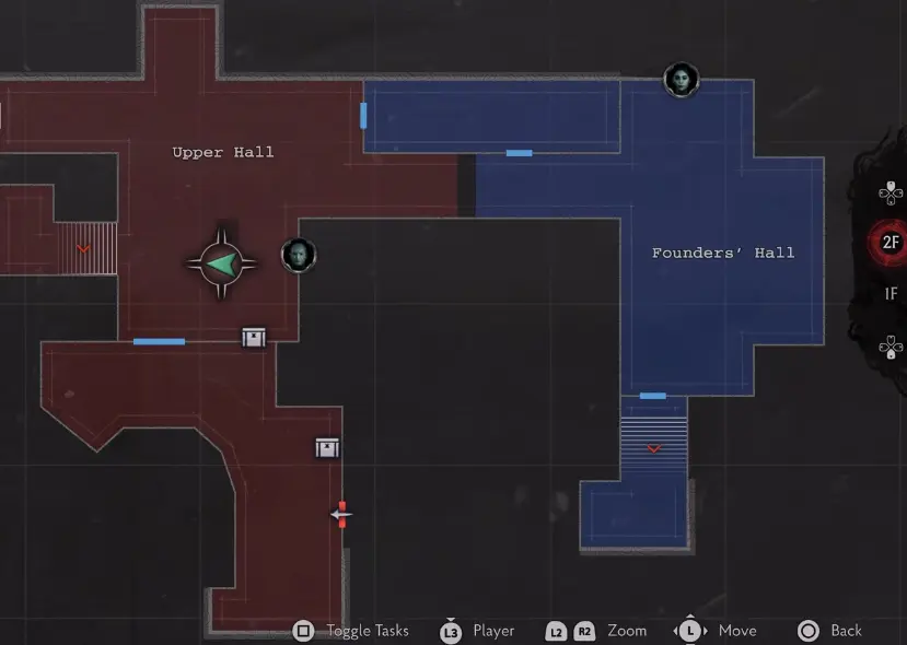 Akeley Memorial Hospital map in The Sinking City 2