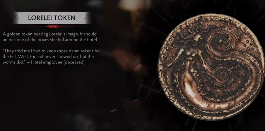 Lorelei Tokens and Lorelei chest route in The Sinking City 2