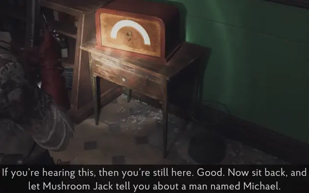 The Insatiable Beast Mushroom Jack radio location in Akeley Memorial Hospital in The Sinking City 2