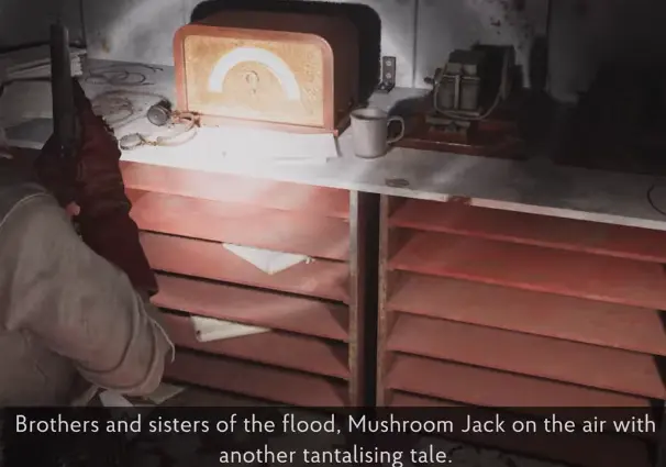 The Passage of Time Mushroom Jack radio location inside the wreck in The Sinking City 2