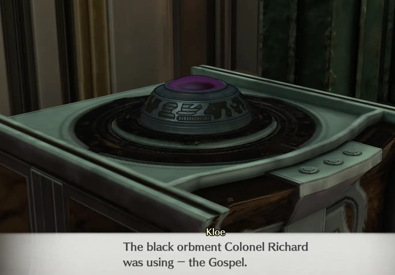 The new Gospel revealed during the White Shadow investigation in Chapter 1