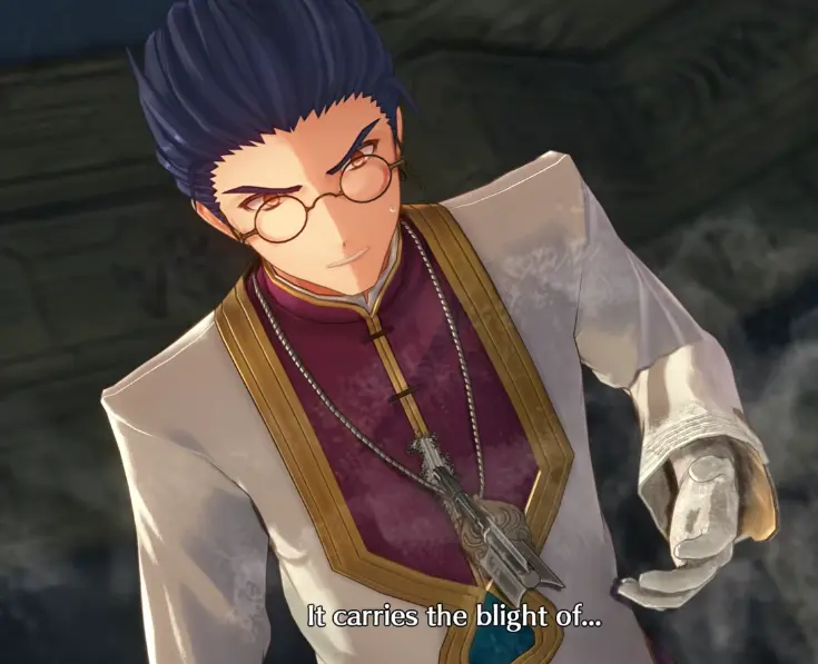 Kevin confronting Weissmann with a weapon carrying the Salt Pale's power