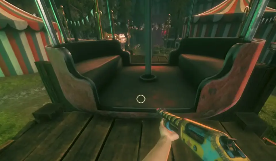 Climbing the Ferris Wheel after completing Godmother Maze in Twisted Tower