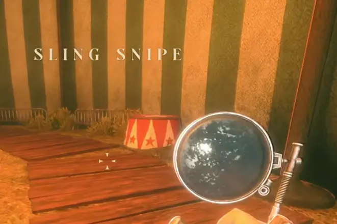 Sling Snipe pickup in Fairground Forest in Twisted Tower