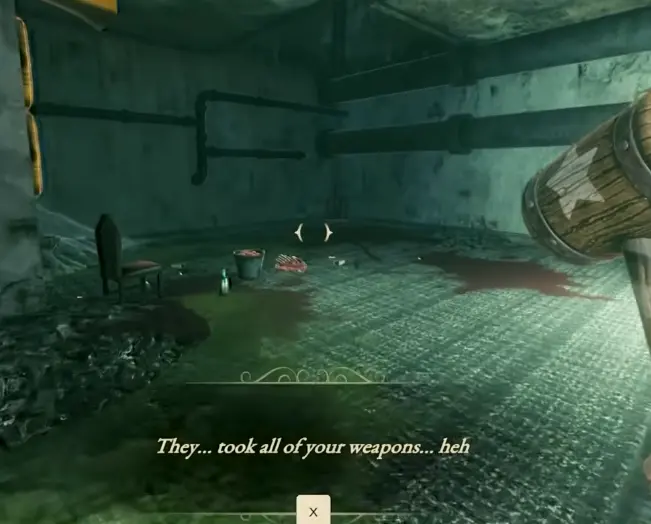 Weapons removed at the start of Lightspeed Land in Twisted Tower